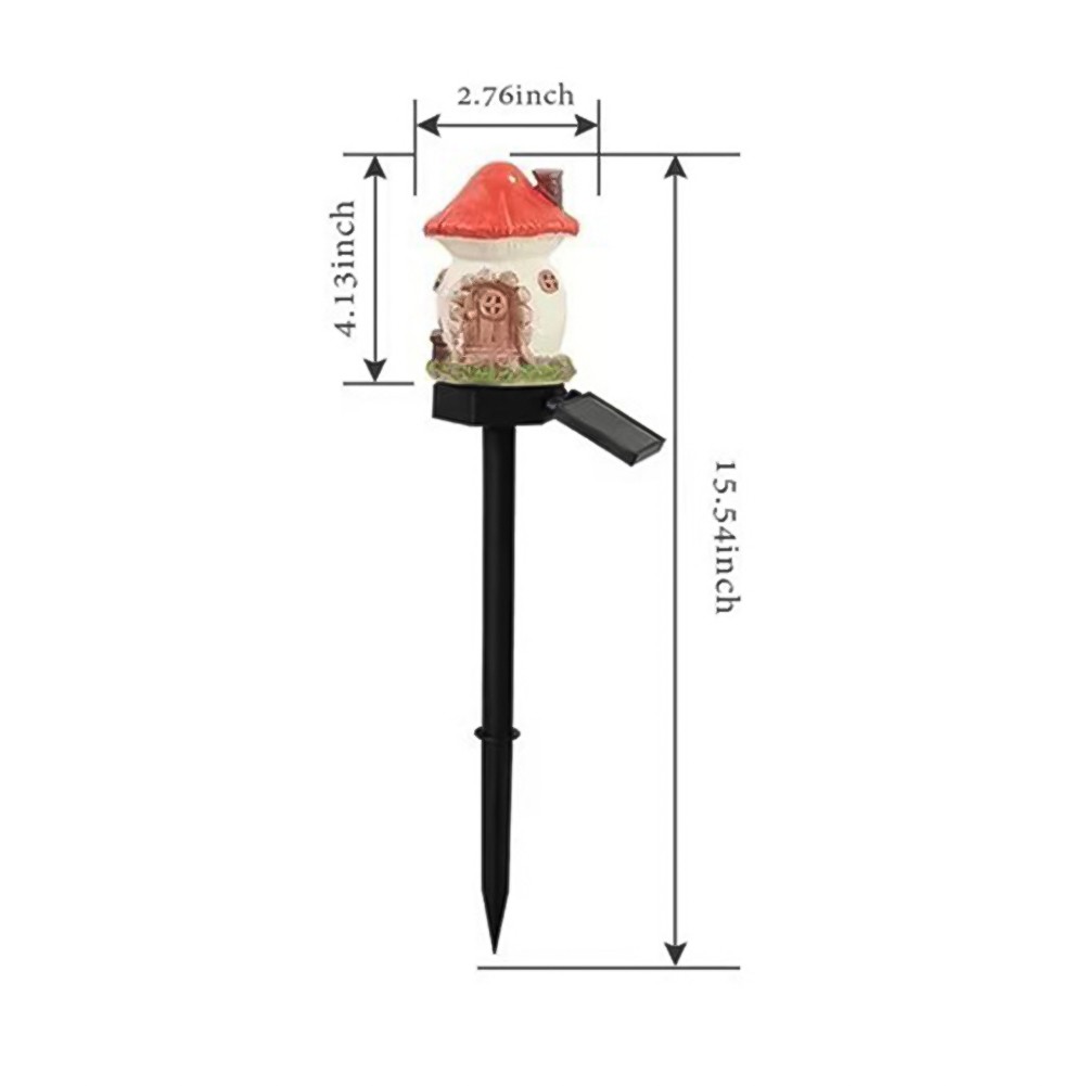 Fairy House Light Weather-resistant Light Creative Mushroom House Design - Picture 22 of 22
