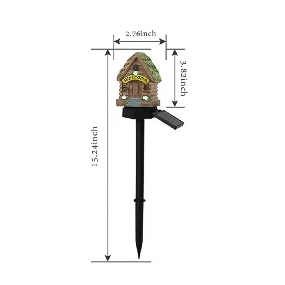 Fairy House Light Weather-resistant Light Creative Mushroom House Design - Picture 16 of 22