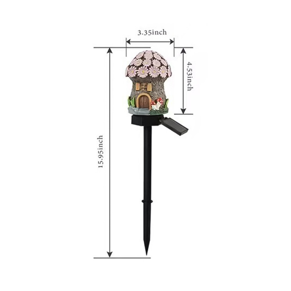 Fairy House Light Weather-resistant Light Creative Mushroom House Design - Picture 14 of 22
