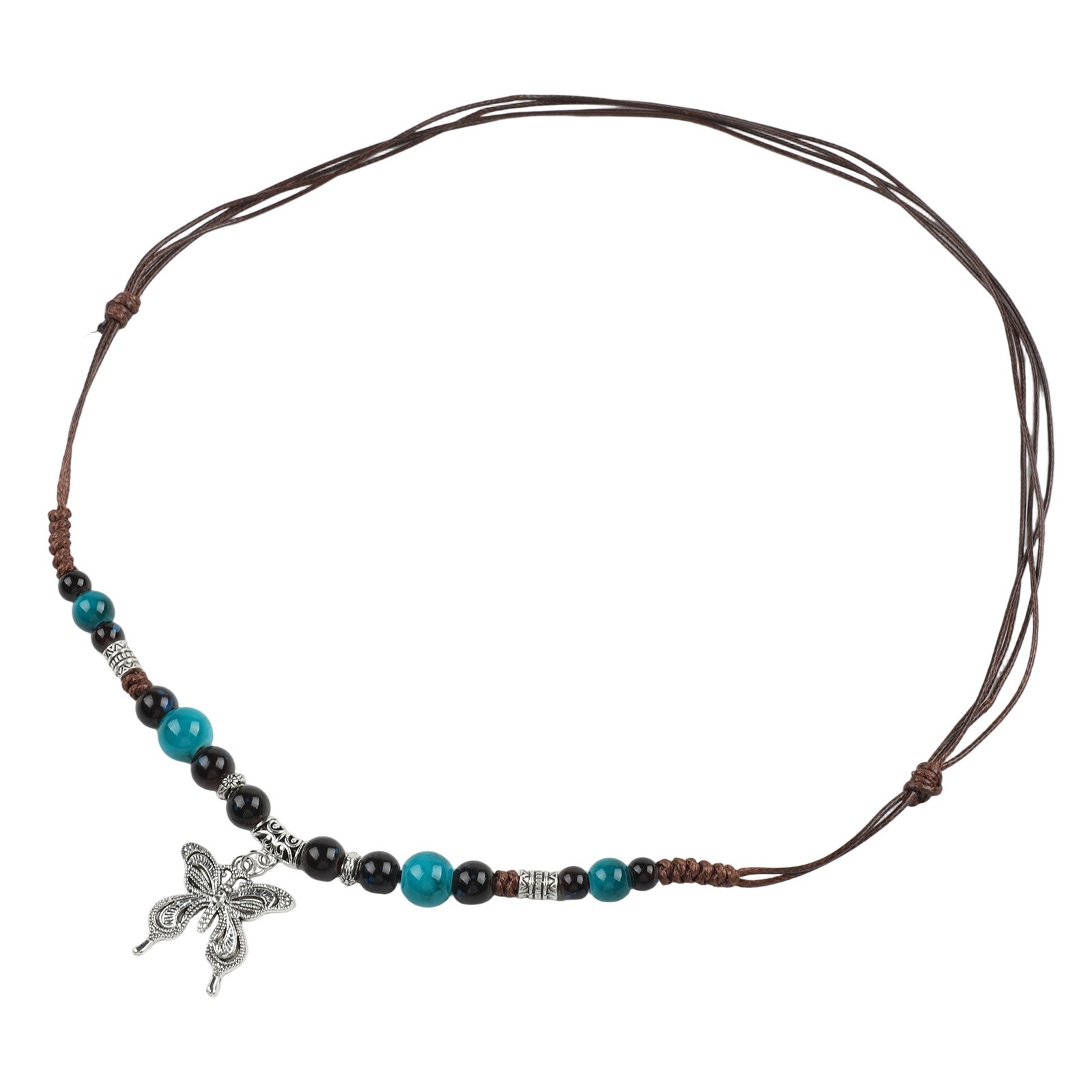 Layered Collarbone Necklace Crafted from Eco Friendly Diatomaceous Earth - Picture 21 of 40