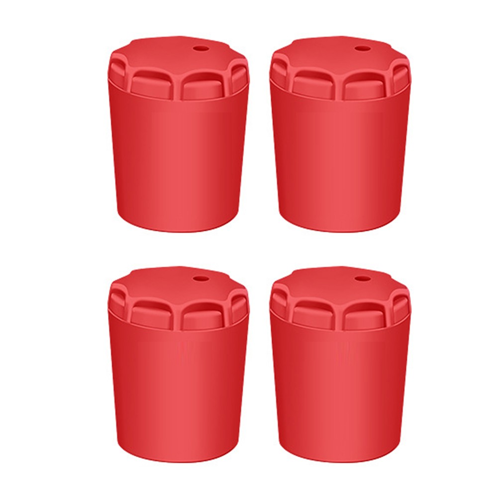 Silicone Fishing Rod End Cap Protectors 4pcs Set for Various Rod Types