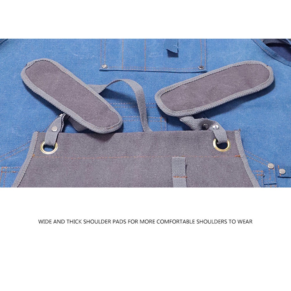 Water Resistant Work Apron with Thick Canvas for Craftsmen and Gardeners - Produktbild 1