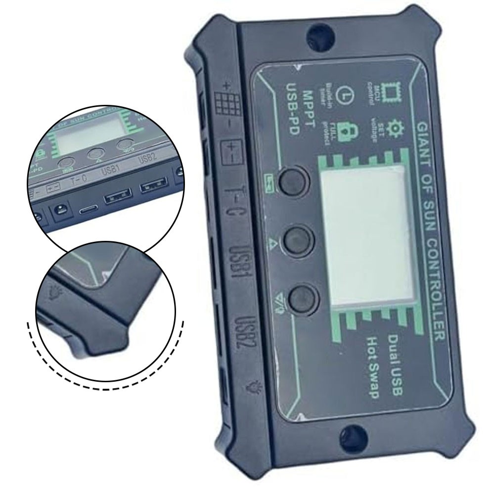MPPT Charge Controller Intelligent Solar Charger Battery Health Management - Picture 16 of 52