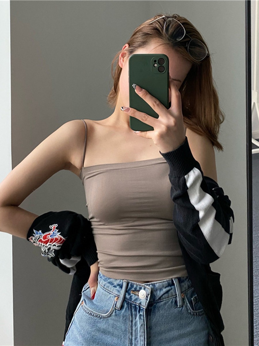 Casual Women's Sports Vest Featuring Fixed Cup Design and Comfortable Fit - Picture 14 of 18