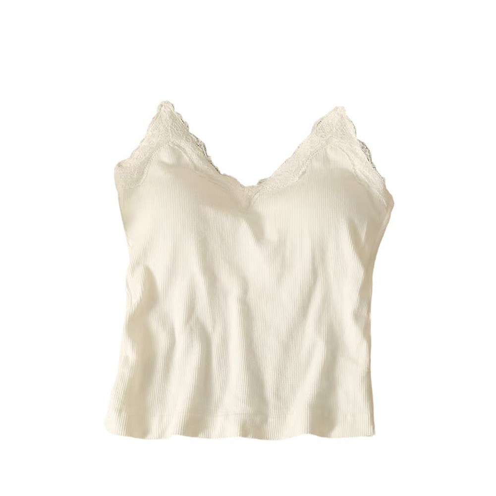 Women Traceless Vest with Lace Back and Anti Glare Feature for Casual Wear - Picture 22 of 30