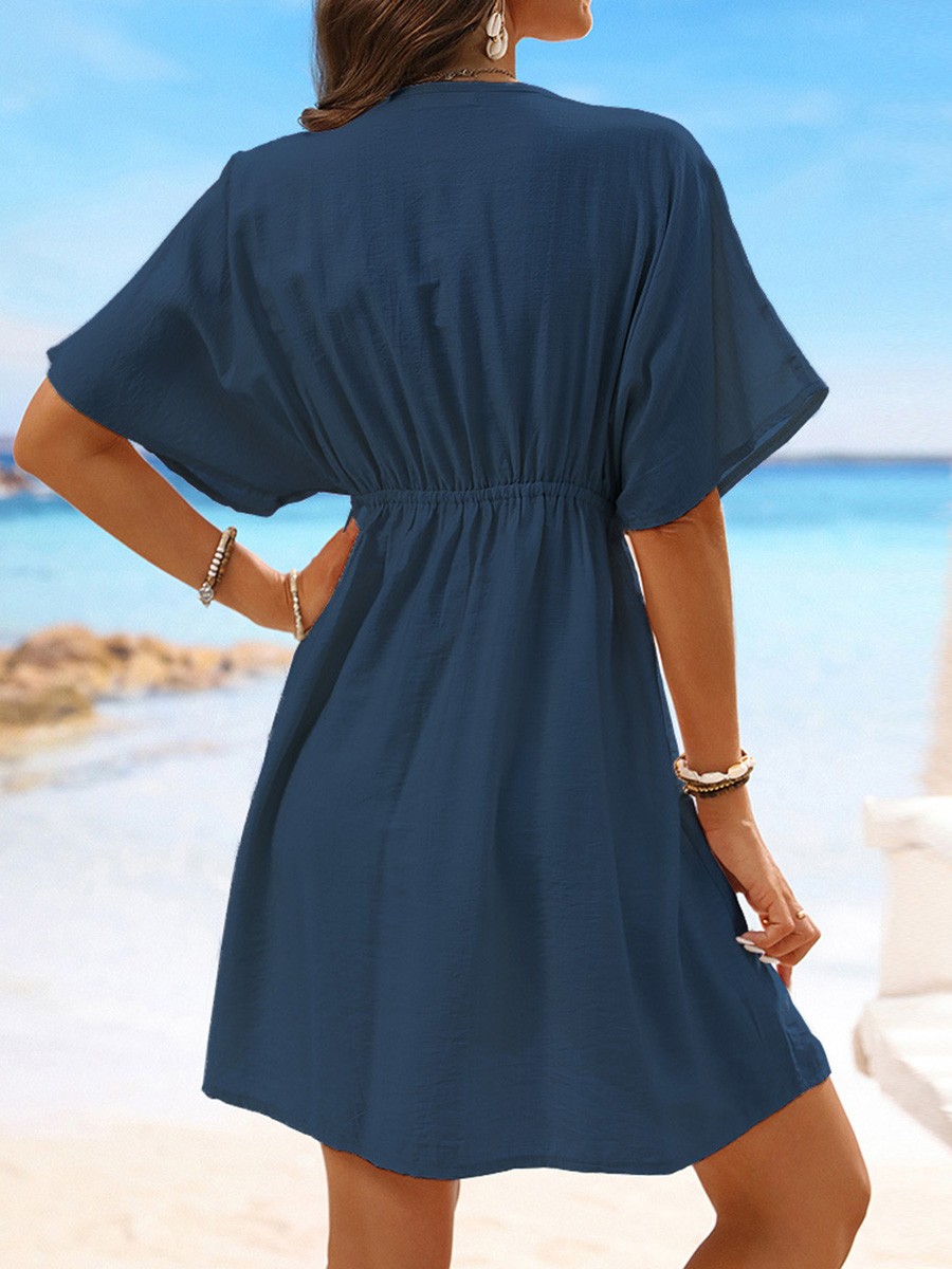 For Beach Use Beach Dress Casual Dress Spring Outing Breathable Fabric - Picture 15 of 30