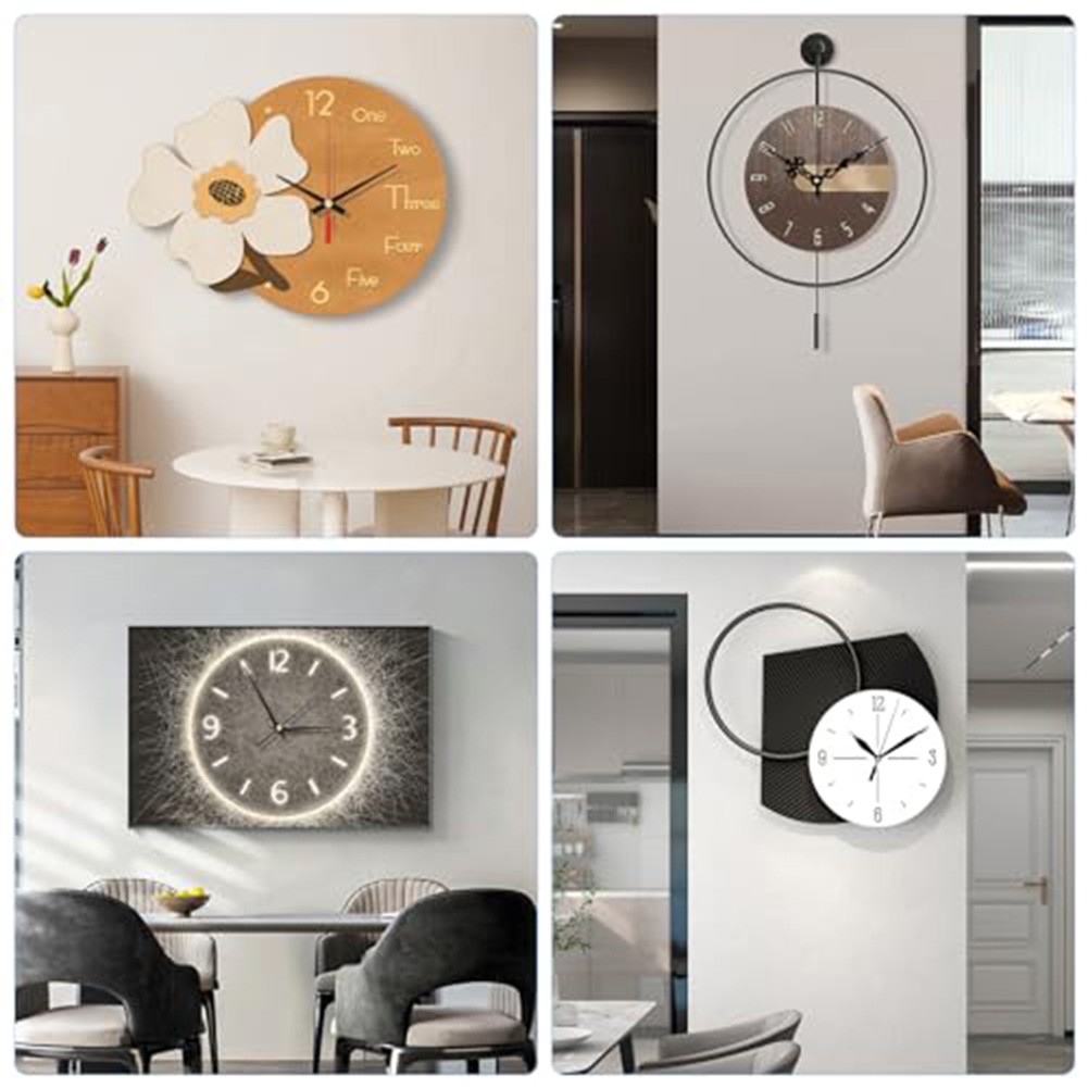 DIY Clock Mechanism Kit with Silent Quartz Movement for Various Designs