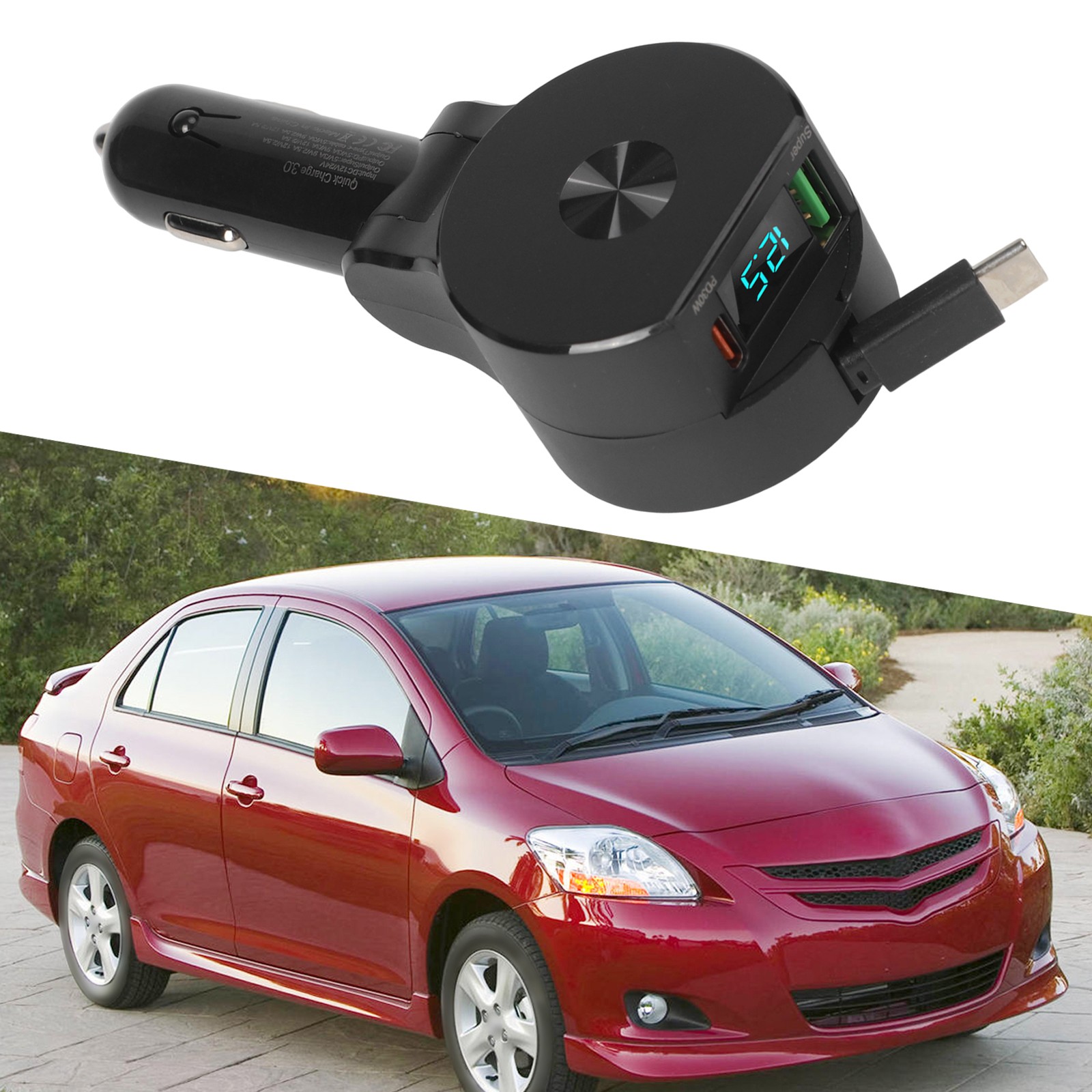 Chargeur Voiture PD30W avec Double Sortie et Fonctionnalit��s Intelligentes de C - Photo 24 sur 33