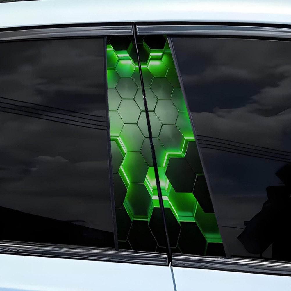 Waterproof For Dice Stickers for Car Doors 2PCS B Pillar Decals for Custom Look - Bild 10 von 13
