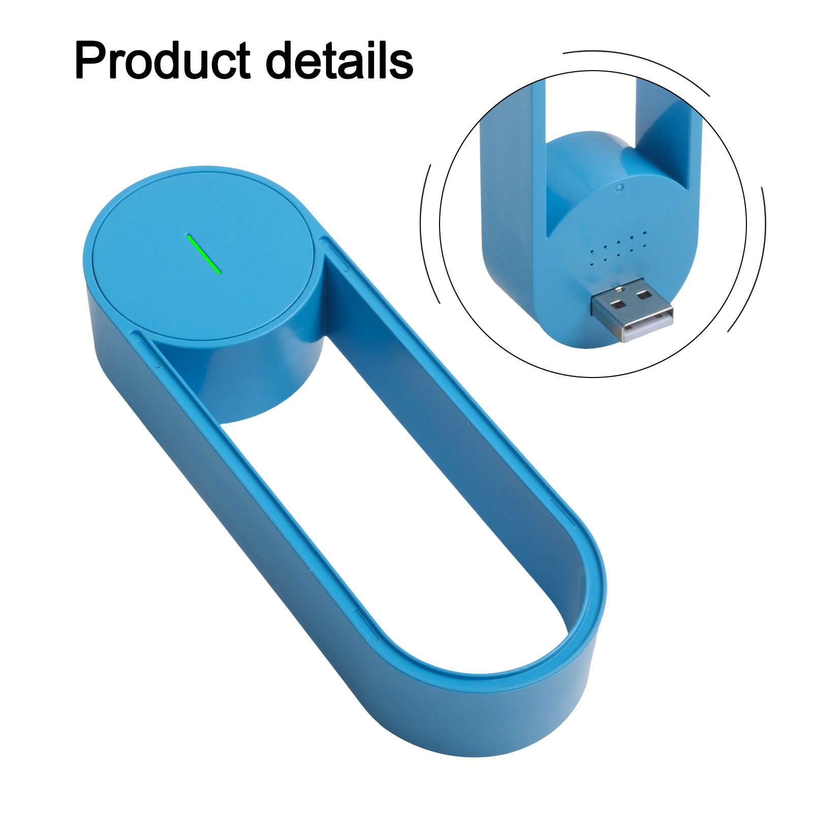 Negative Ion Air Purifier Compact Design for Use in Bathroom and Office