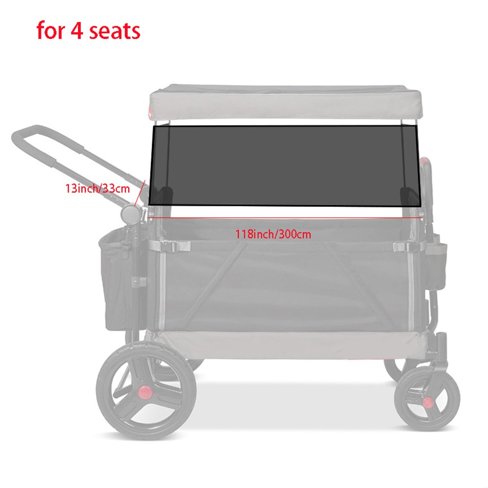 Stroller Wagon Sunshade for Wonderfold W4 W2 Easy Attach and Safe for Children