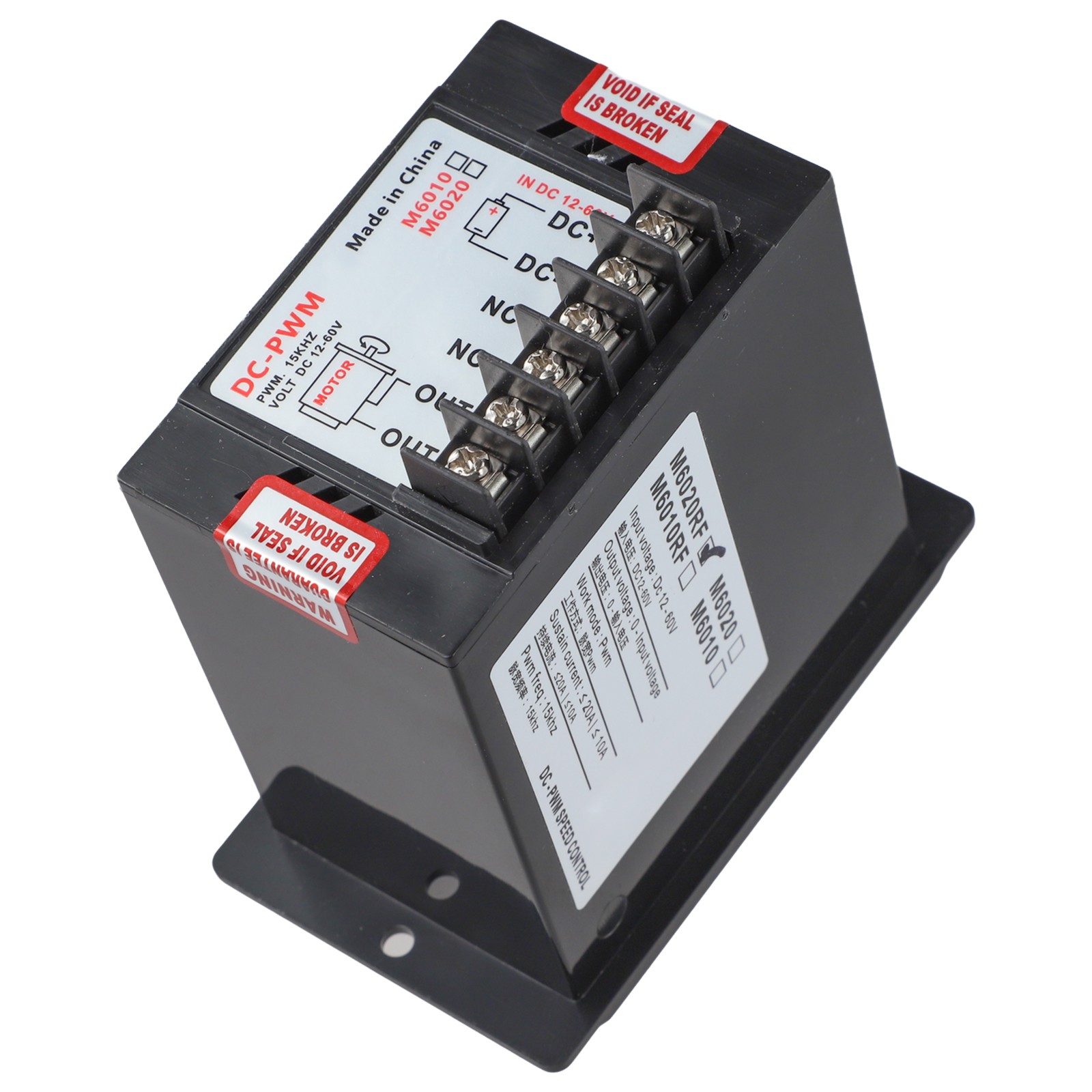 Regulador de velocidad de motor de CC de 20A para control PWM en aplicaciones de 12V 60V - Imagen 22 de 29