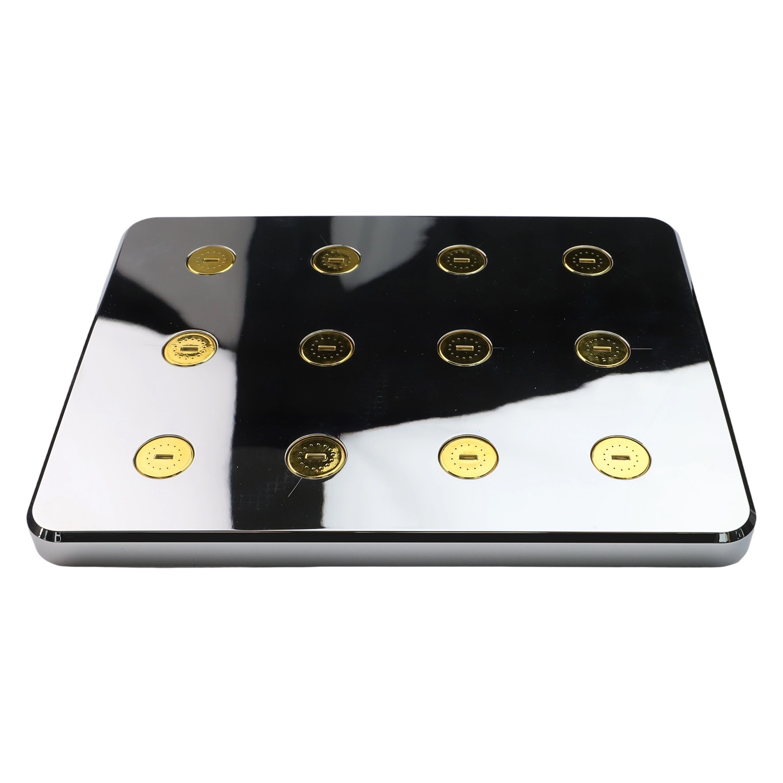 Pressurized 10 Inch Shower Head with Anti Blocking System for Easy Use