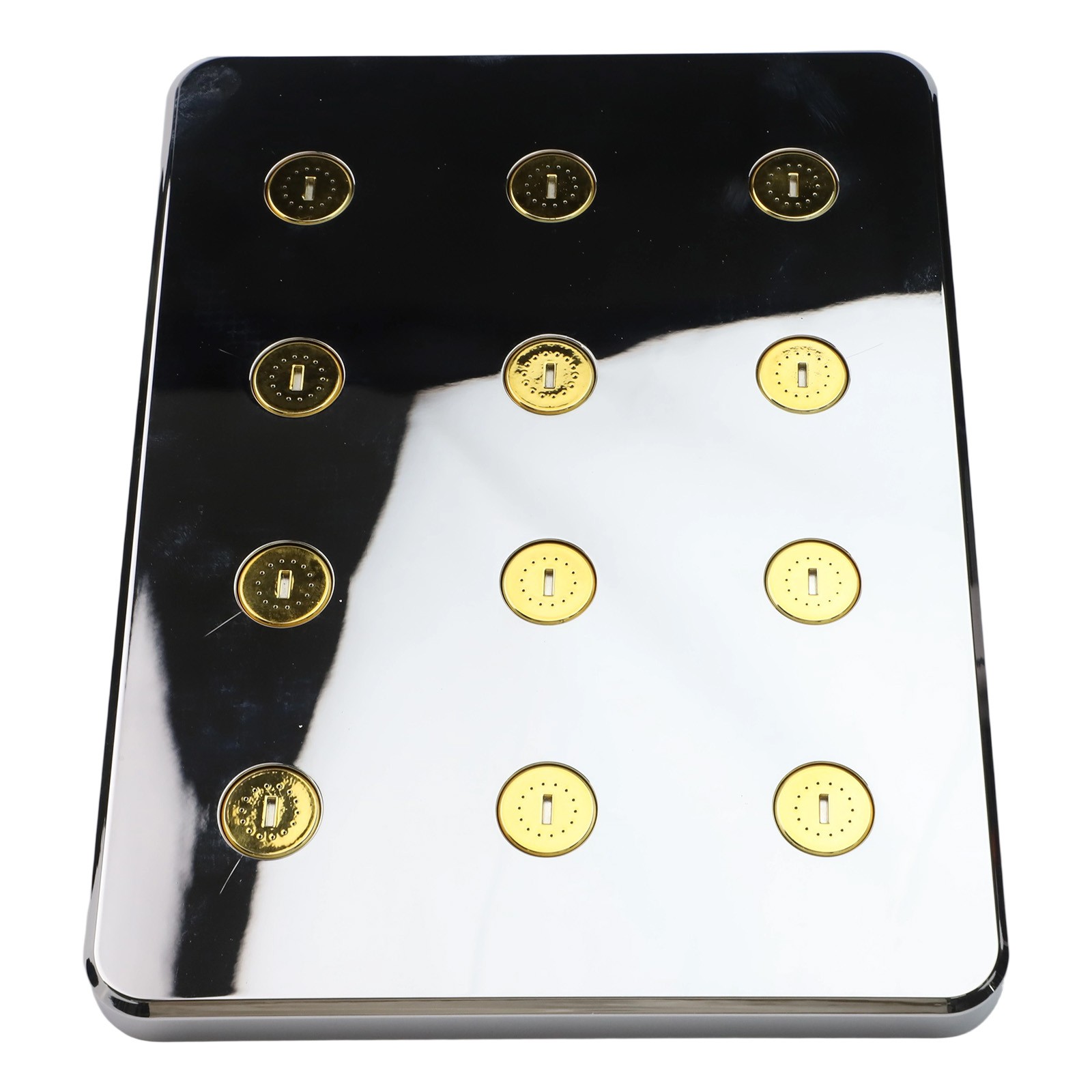 Pressurized 10 Inch Shower Head with Anti Blocking System for Easy Use