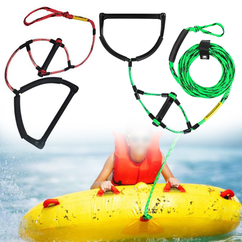 75FT Water Ski Rope With 15in Handle 6.3in Handle Tow Rope For Tubing 4 Sections - Picture 33 of 40