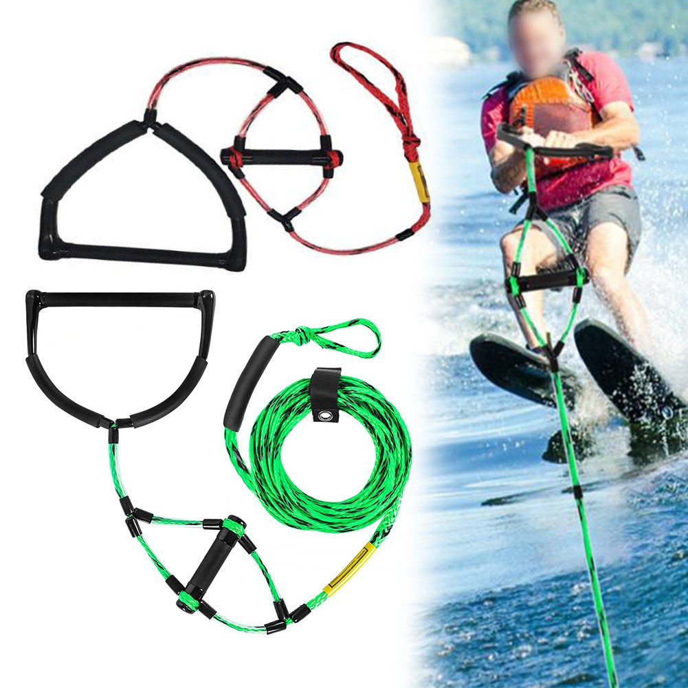 75FT Water Ski Rope With 15in Handle 6.3in Handle Tow Rope For Tubing 4 Sections - Picture 30 of 40