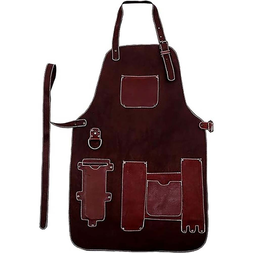 Tablier de soudage ergonomique en velours avec répartition uniforme du poids po - Picture 22 of 25