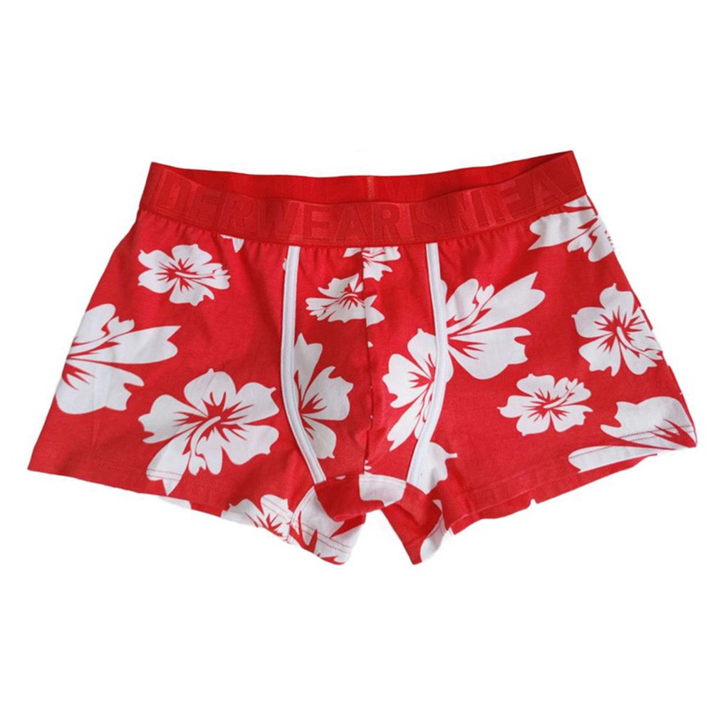 Men Print Breathable Pouch Underwear Underpants Panties Boxershorts Trunks - Picture 28 of 31