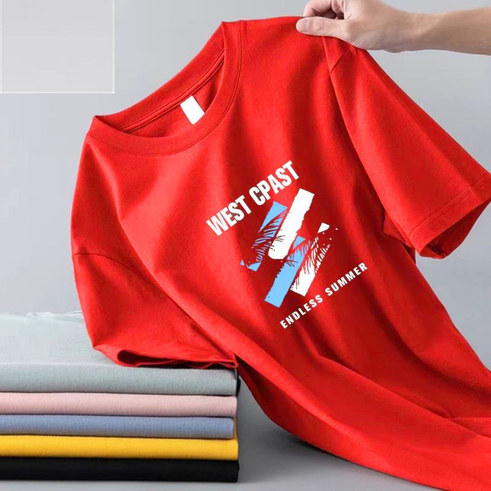 Breathable Printed Top Activewear Top Casual Menswear Pullover T-shirt - Picture 19 of 29