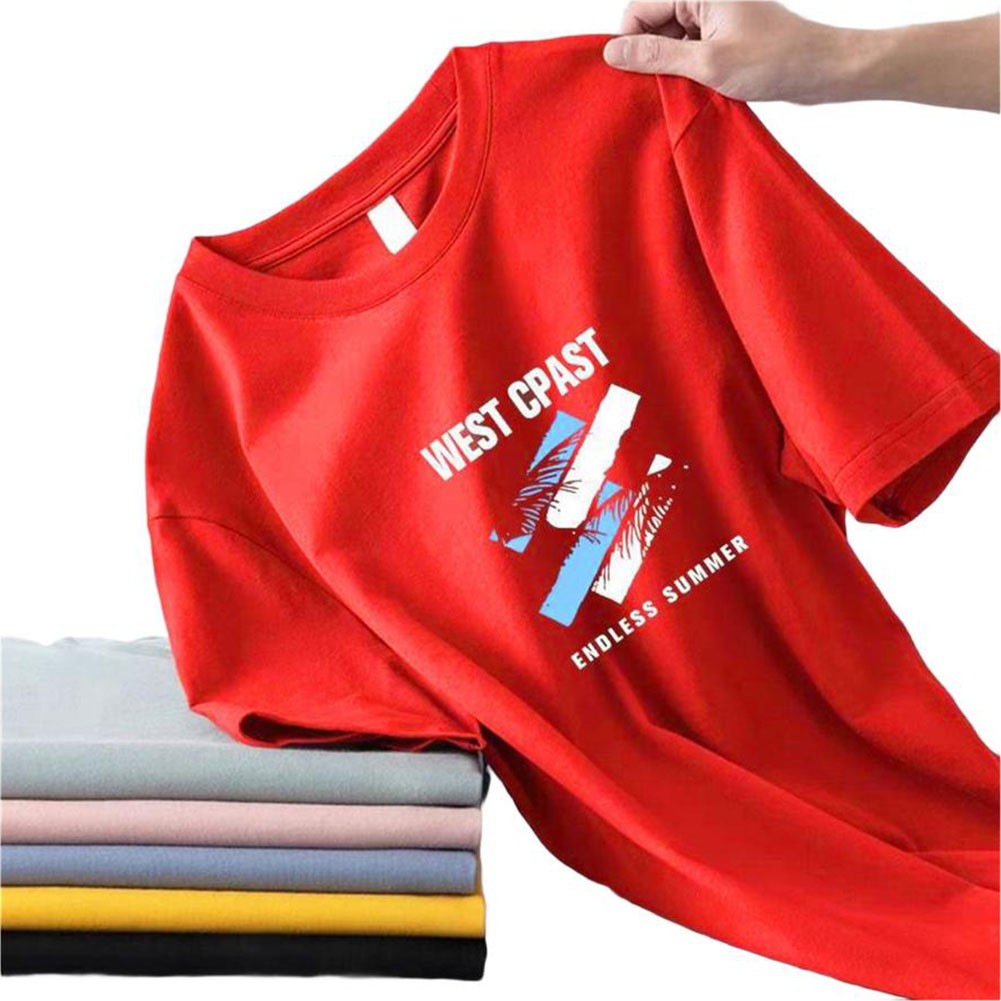 Breathable Printed Top Activewear Top Casual Menswear Pullover T-shirt - Picture 20 of 29