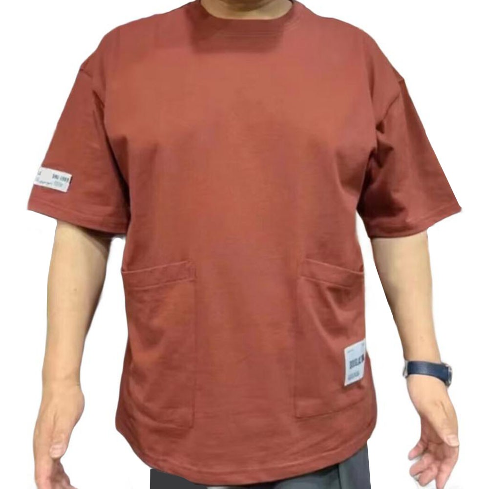 Men's Breathable Tee with Crew Neck and Short Sleeves for Everyday Casual Wear - Picture 8 of 11
