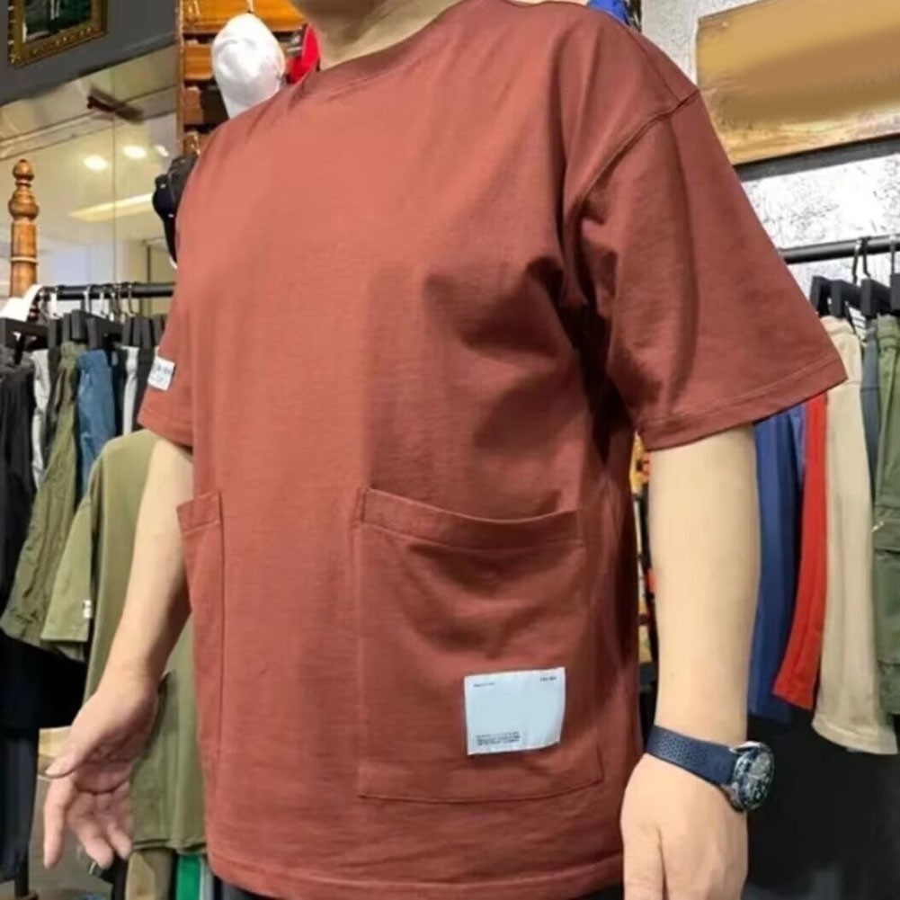 Men's Breathable Tee with Crew Neck and Short Sleeves for Everyday Casual Wear - Picture 9 of 11