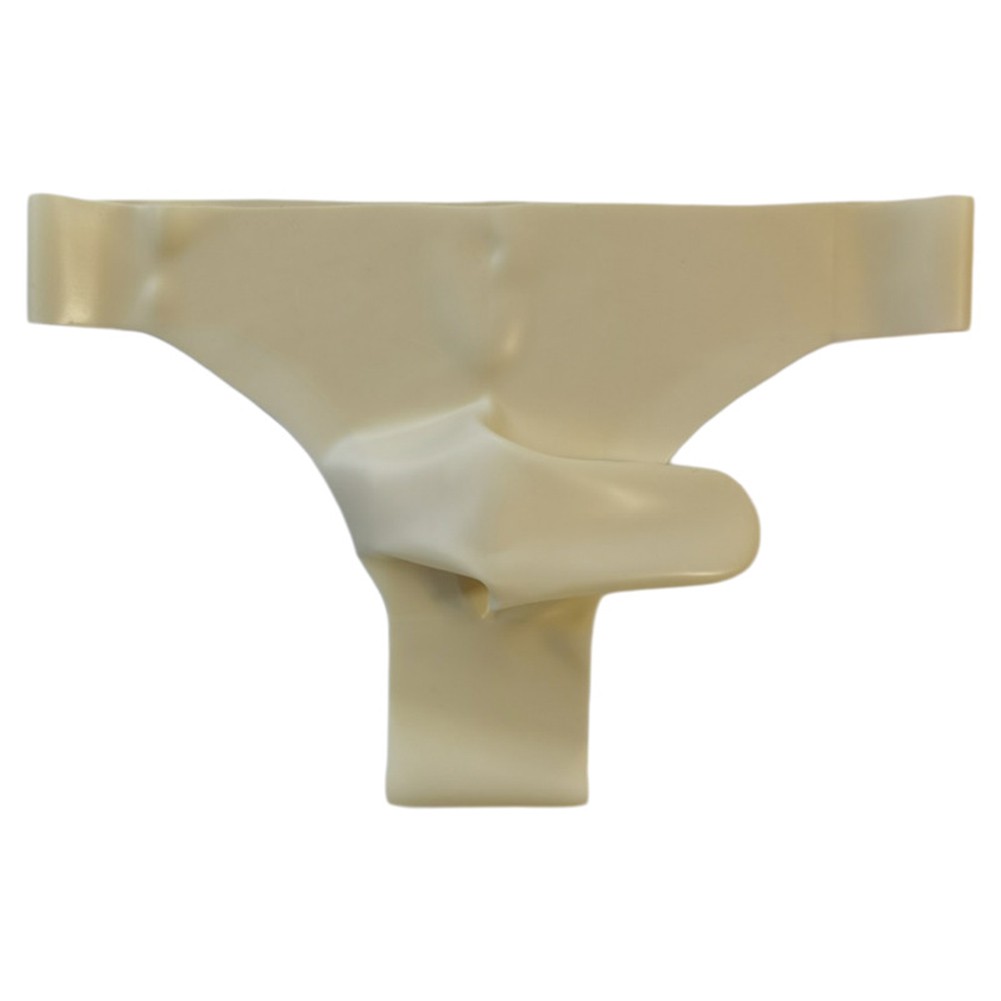 Sexy See Through Men's Latex Underwear with Elephant Nose Safety Panties Design - Picture 9 of 10