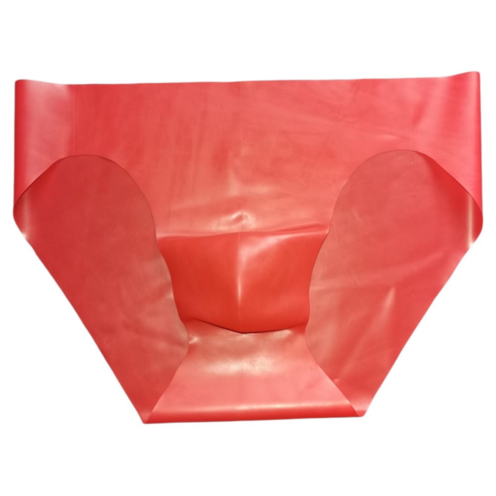 Herren Unterwäsche Latex Seamless Slip Low Waist See Through Sicherheitsunterhose - Bild 6 von 11