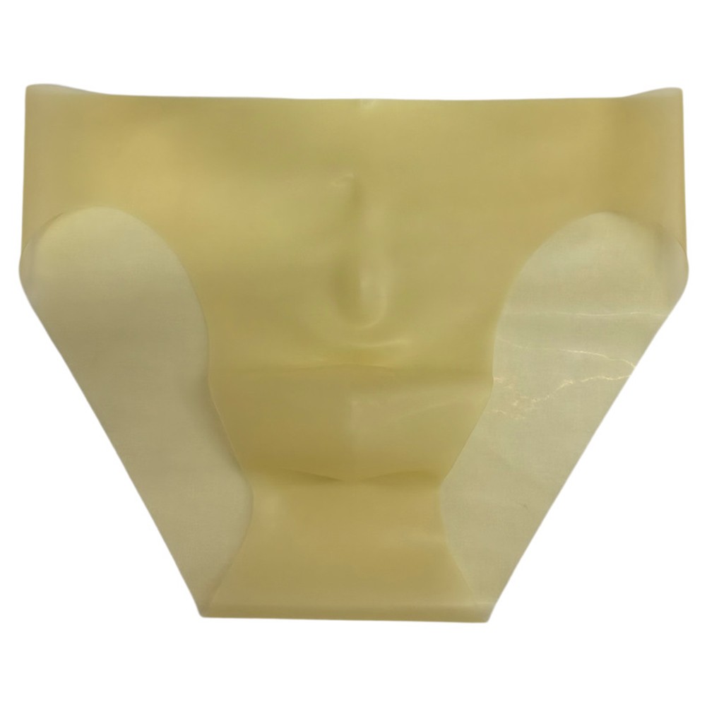 Herren Unterwäsche Latex Seamless Slip Low Waist See Through Sicherheitsunterhose - Bild 10 von 11