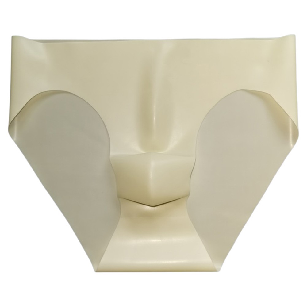 Herren Unterwäsche Latex Seamless Slip Low Waist See Through Sicherheitsunterhose - Bild 9 von 11