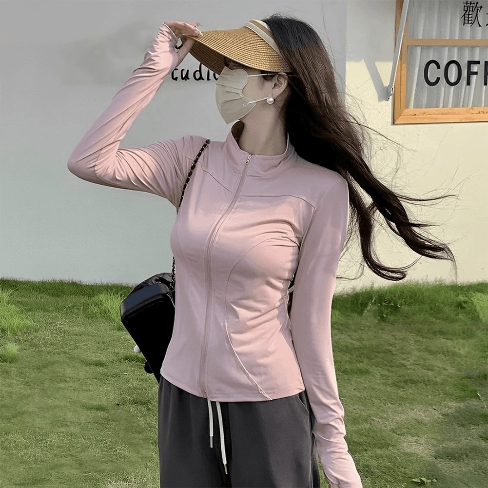 Fitness Activities Sun Protection Jacket Outdoor Fitness Jacket Daily Use - Picture 14 of 21