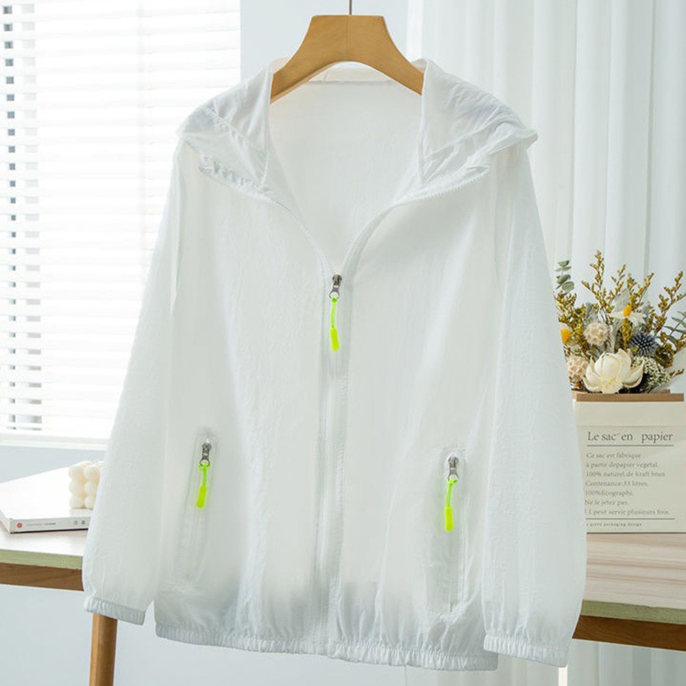 Women Hooded Lightweight Jackets for Outdoor Hiking Sun Protection Clothing