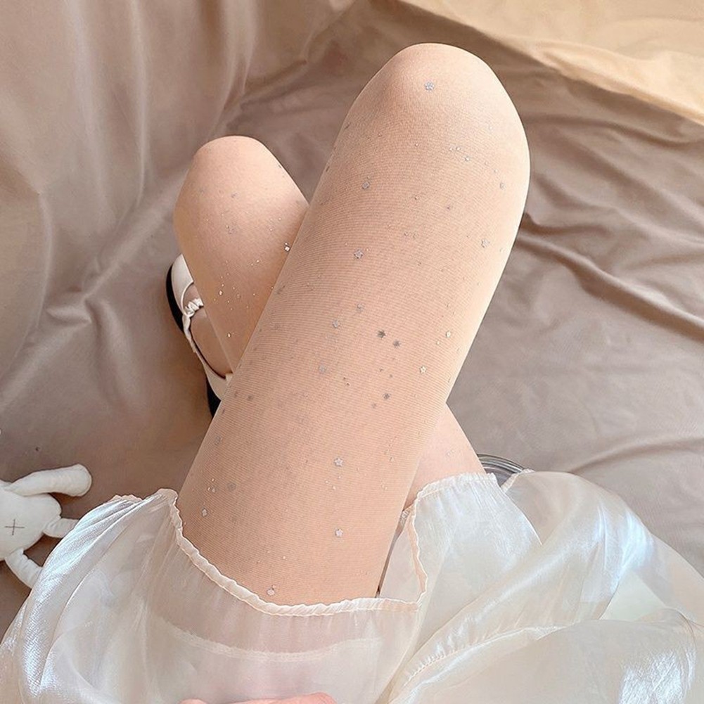 Lightweight Glitter Dotted Stockings for Women Perfect for All Seasons - Picture 13 of 13