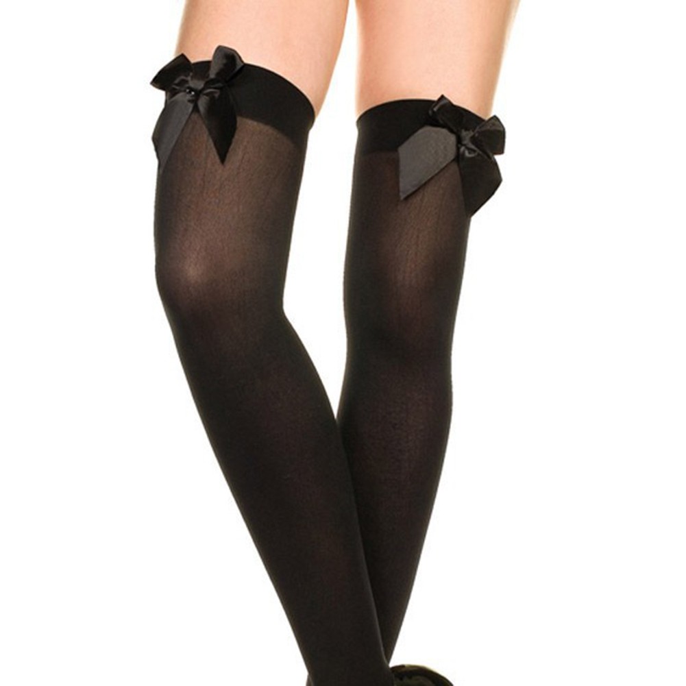 Fashionable High Tube Socks with Butterfly Knot Perfect for All Seasons - Picture 9 of 14