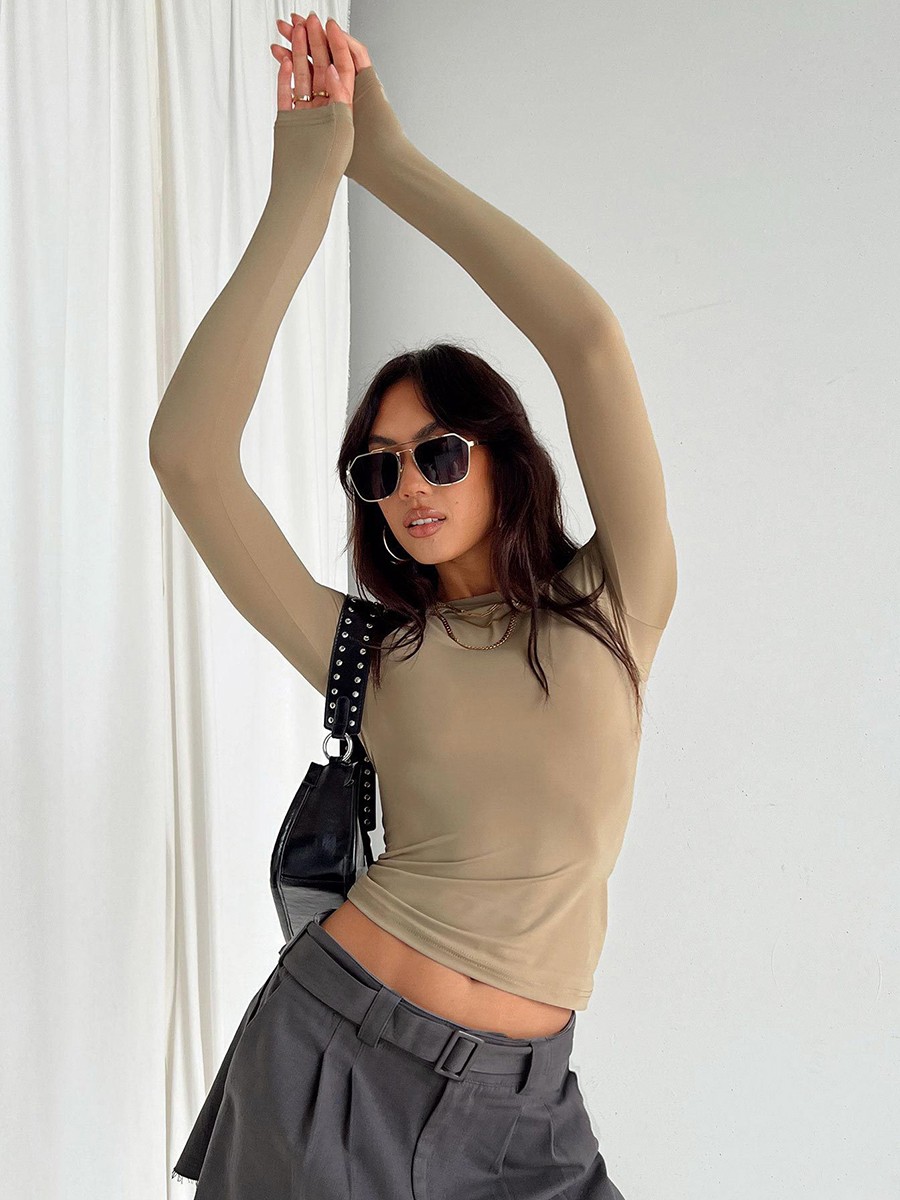 Comfortable Women's Long Sleeve Slim Fit T Shirt for Vacation and Daily - Picture 51 of 90