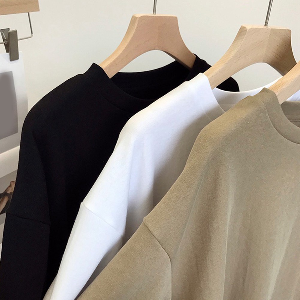 Women Summer Short Sleeve T Shirt Backless Solid Color Tops for Outings - Picture 27 of 29