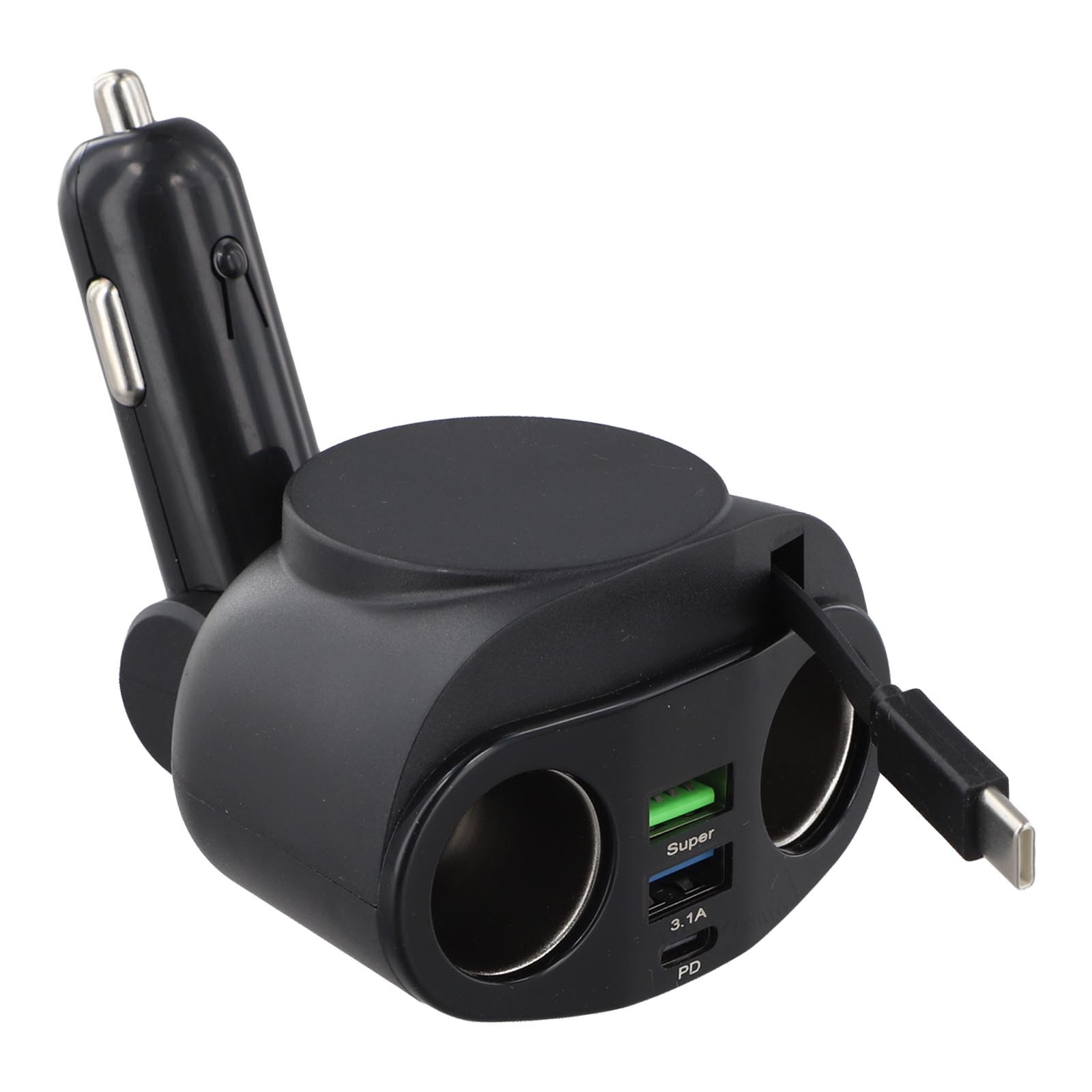 Chargeur Voiture 66W Double Sortie avec Affichage Num��rique pour Charge Rapide - Photo 19 sur 33