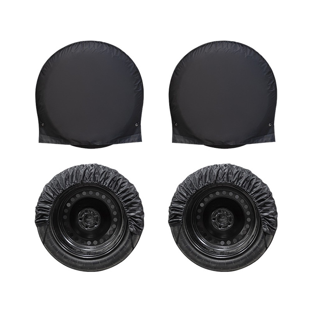 Weatherproof Tire Covers for RV Truck Camper 4 Pcs for 27 32 Inch Diameter - Picture 15 of 22