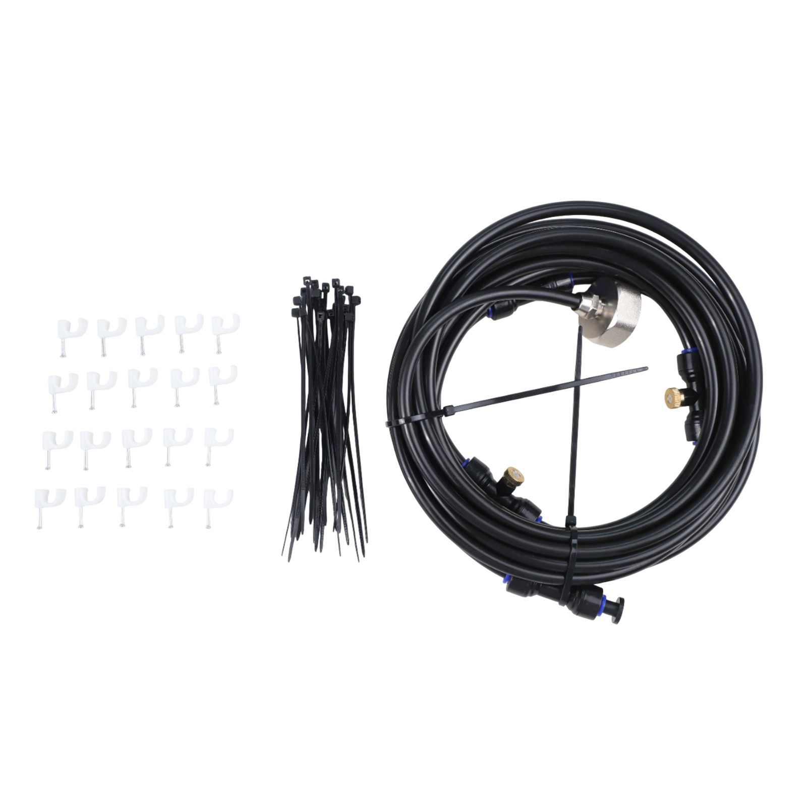 Misting Watering System for Outdoor Fun 20FT and 50FT with Brass Nozzles - Picture 22 of 28