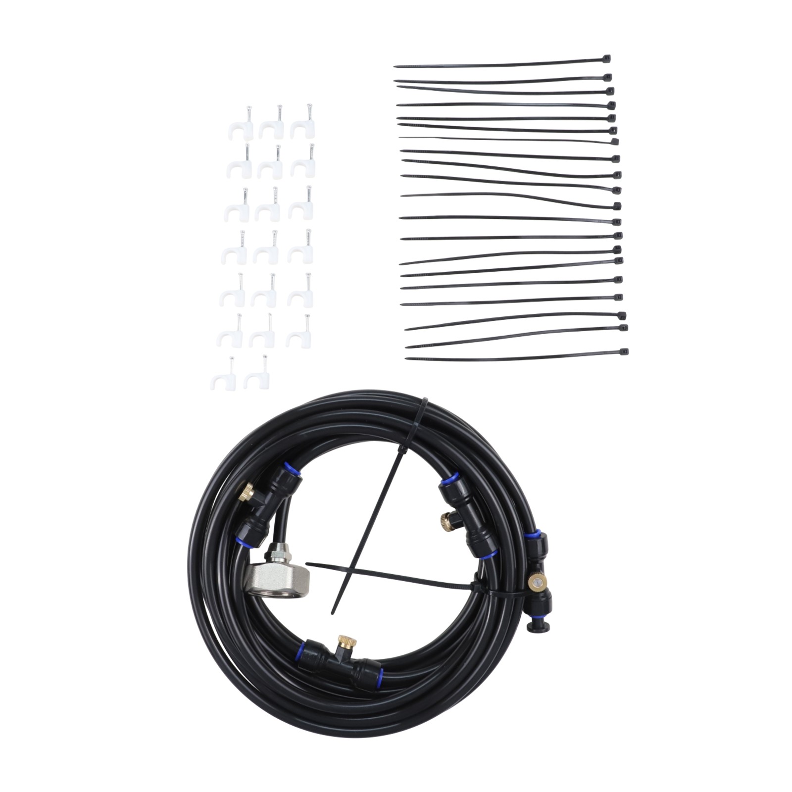 Misting Watering System for Outdoor Fun 20FT and 50FT with Brass Nozzles - Picture 23 of 28