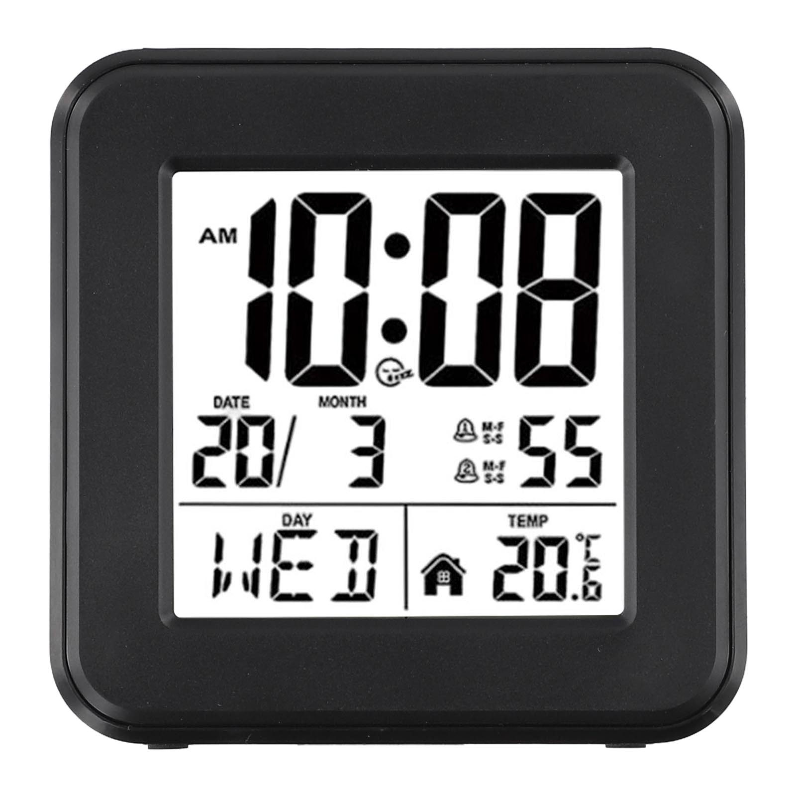 Smart Alarm Clock for Elderly Easy Read with Features for Temperature and Date - Foto 7 di 28
