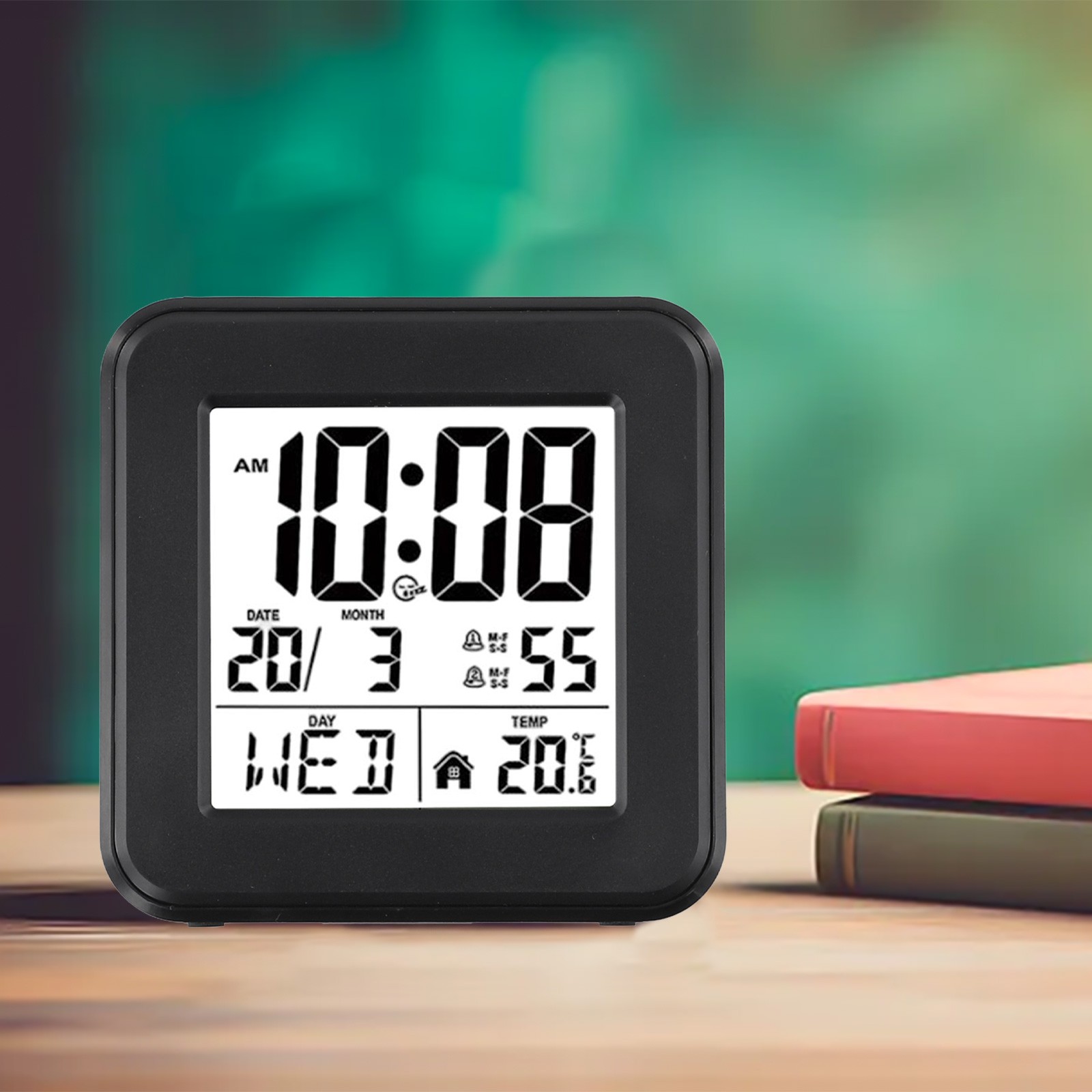 Smart Alarm Clock for Elderly Easy Read with Features for Temperature and Date - Foto 24 di 28
