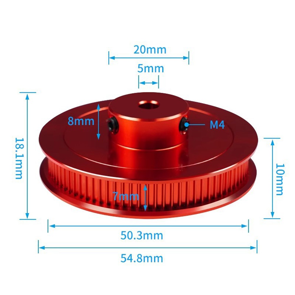 80 Teeth Timing Pulley for Voron 2 4 For 3D Printers Synchronous Wheel - Picture 15 of 19
