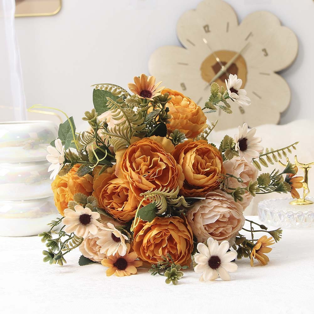 Faux Peony Roses Attractive Floral Decoration for Indoor and Outdoor Events - Picture 24 of 41
