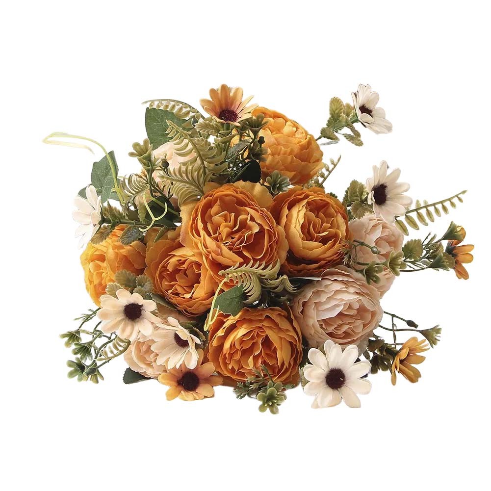 Faux Peony Roses Attractive Floral Decoration for Indoor and Outdoor Events - Picture 21 of 41