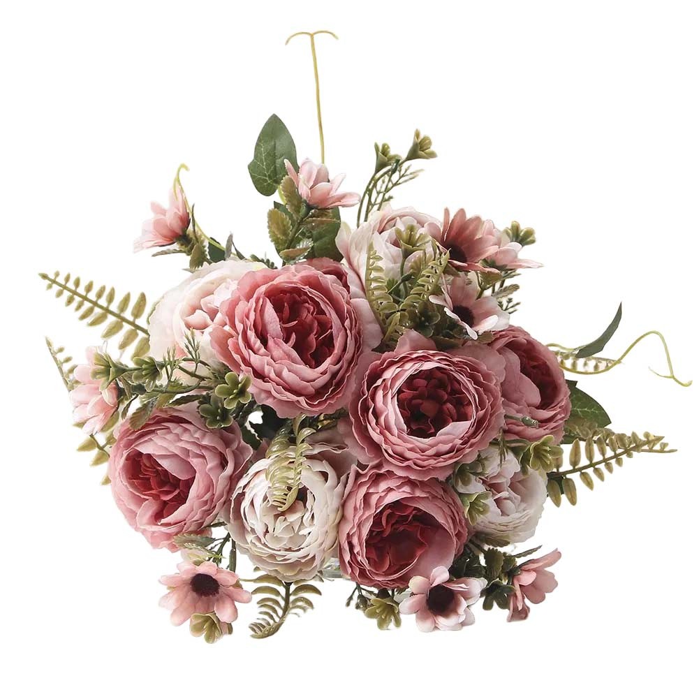 Faux Peony Roses Attractive Floral Decoration for Indoor and Outdoor Events - Picture 13 of 41