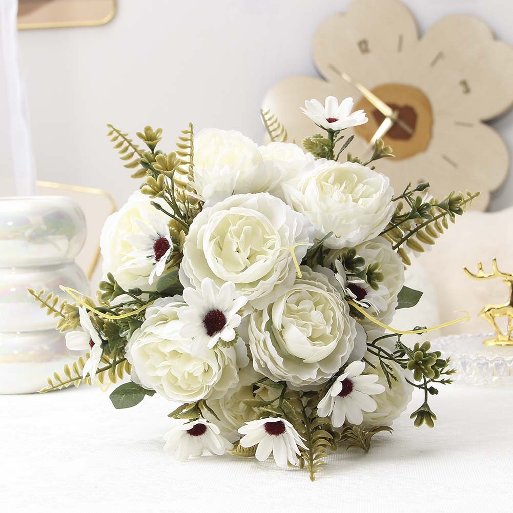 Faux Peony Roses Attractive Floral Decoration for Indoor and Outdoor Events - Picture 32 of 41