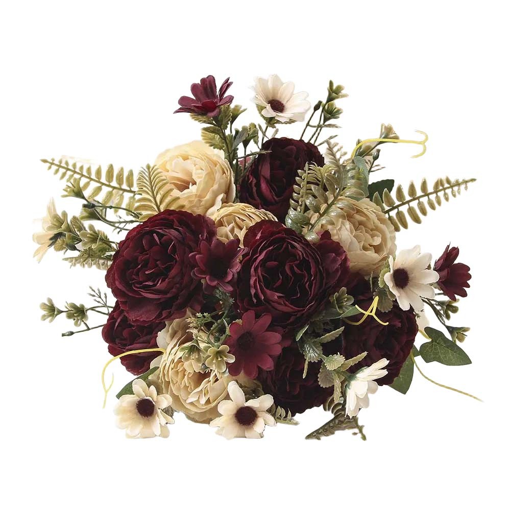 Faux Peony Roses Attractive Floral Decoration for Indoor and Outdoor Events - Picture 29 of 41