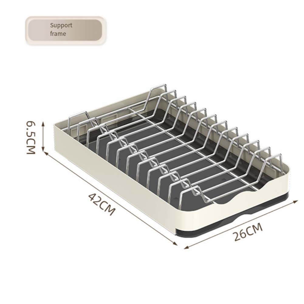 Stainless Dish Rack Retractable Pull Basket for Kitchen Cabinets and Countertops - Picture 18 of 26