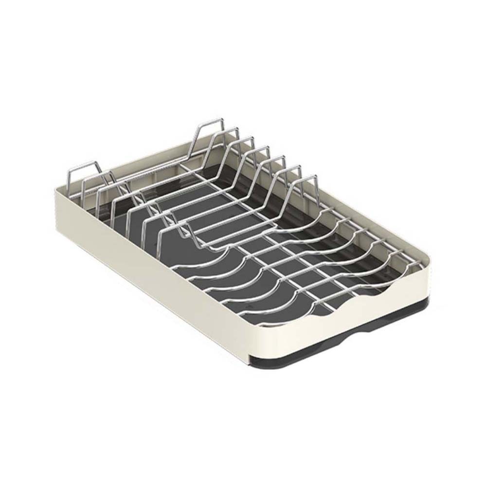 Stainless Dish Rack Retractable Pull Basket for Kitchen Cabinets and Countertops - Picture 25 of 26